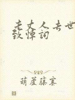 老丈人去世女婿致悼词封面