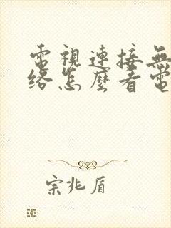 电视连接无线网络怎么看电视台