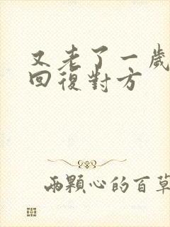 又老了一岁幽默回复对方