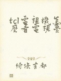 tcl电视机怎么看电视台节目封面