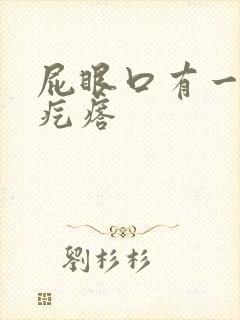 屁眼口有一个硬疙瘩