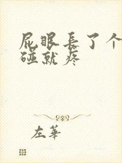 屁眼长了个疮一碰就疼封面