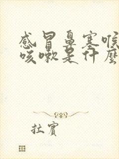 感冒鼻塞喉咙痒咳嗽是什么原因