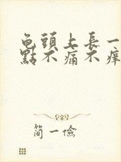 龟头上长一个红点不痛不痒