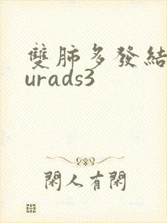 双肺多发结节lurads3