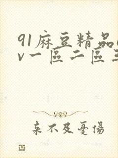 91麻豆精品av一区二区三区在线