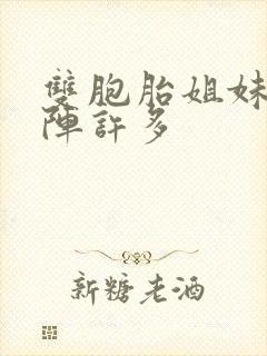 双胞胎姐妹齐上阵许多