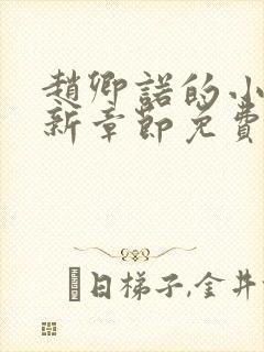 赵卿诺的小说最新章节免费阅读全文