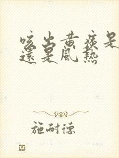 咳出黄痰是风寒还是风热封面