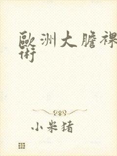 欧洲大胆裸体艺术