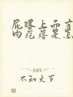 屁眼上面有一个肉疙瘩是怎么回事