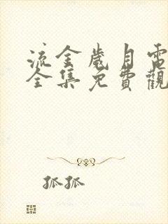 流金岁月电视剧全集免费观看朱锁锁