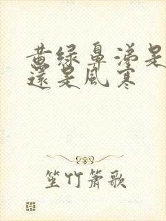 黄绿鼻涕是风热还是风寒封面