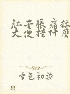 肚子胀痛拉不出大便挂什么科