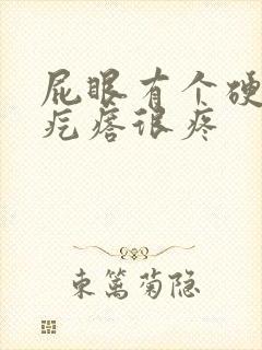 屁眼有个硬硬的疙瘩很疼