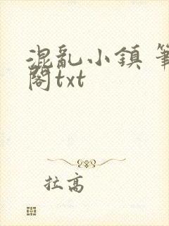 混乱小镇 笔趣阁txt