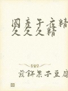 国产午夜精品久久久久精