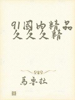 91国内精品久久久久精