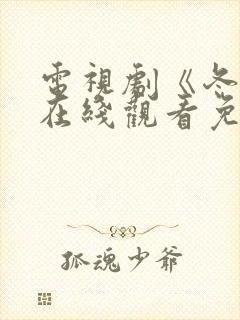 电视剧《冬至》在线观看免费高清