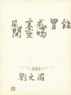 风寒感冒能吃清开灵吗