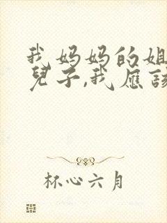 我妈妈的姐姐的儿子,我应该叫什么封面