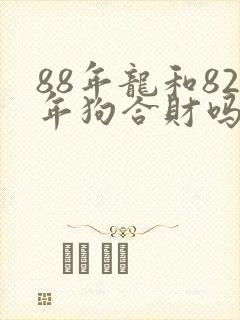 88年龙和82年狗合财吗
