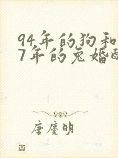 94年的狗和87年的兔婚配合适吗?