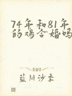 74年和81年的鸡合婚吗