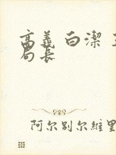 高义 白洁 王局长封面