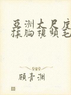 亚洲大尺度抓胸揉胸视频毛片在线播放