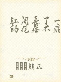 肛周长了一个硬的疙瘩不痛不痒封面