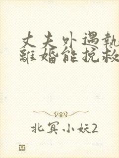 丈夫外遇执意要离婚能挽救吗