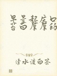 早晨起床口苦舌苔白厚厚的是什么原因