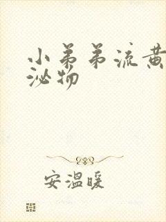 小弟弟流黄色分泌物