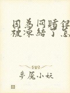 因为网赌银行卡被冻结了怎么办封面