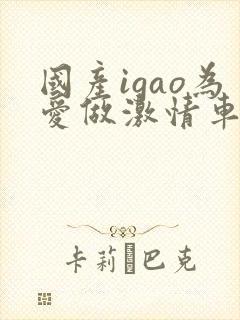 国产igao为爱做激情车间