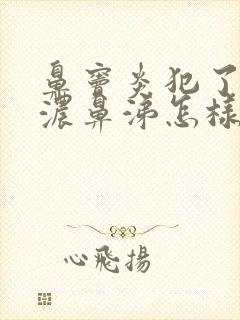 鼻窦炎犯了流黄浓鼻涕怎样治封面