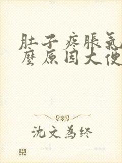 肚子疼胀气是什么原因大便拉不出来