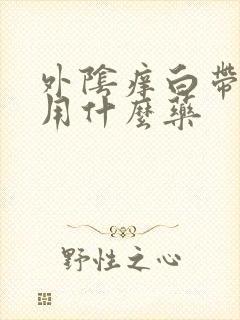 外阴痒白带黄色用什么药