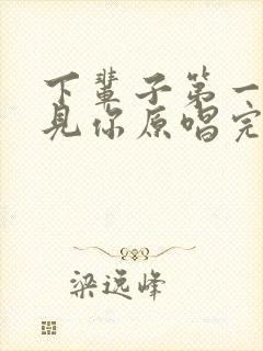 下辈子第一个遇见你原唱完整版