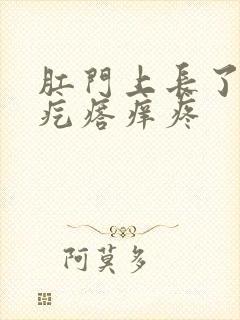 肛门上长了个肉疙瘩痒疼