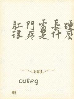 肛门处长硬疙瘩很疼是什么