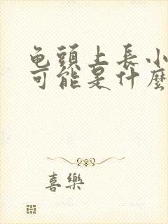 龟头上长小颗粒可能是什么原因