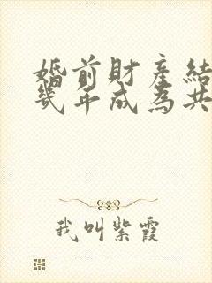 婚前财产结婚后几年成为共同财产