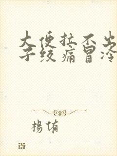 大便拉不出来肚子绞痛冒冷汗封面