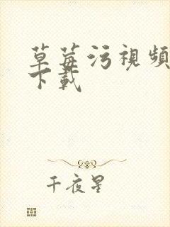 草莓污视频官网下载