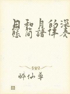 日和月的深情动态简谱伴奏封面