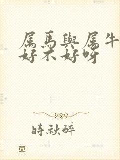 属马与属牛婚配好不好呀