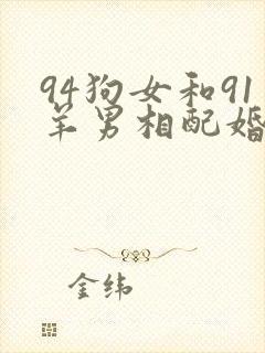 94狗女和91羊男相配婚姻如何