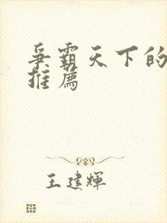 争霸天下的小说推荐封面